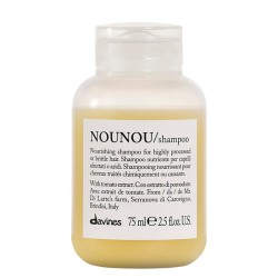 Davines NOUNOU Nourishing Shampoo - šampūnas pažeistiems plaukams, 75 ml