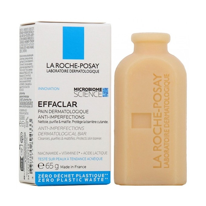 La Roche-Posay Effaclar Anti-Imperfections Dermatological Bar - muilas riebiai, jautriai ir į