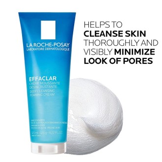 La Roche-Posay Effaclar Deep Cleansing Foaming Cream - veido prausiklis riebiai ir į spuogus 2