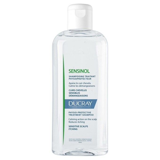 Ducray Sensinol Treatment Shampoo - gydomasis šampūnas, skirtas jautriai, sudirgusiai ir