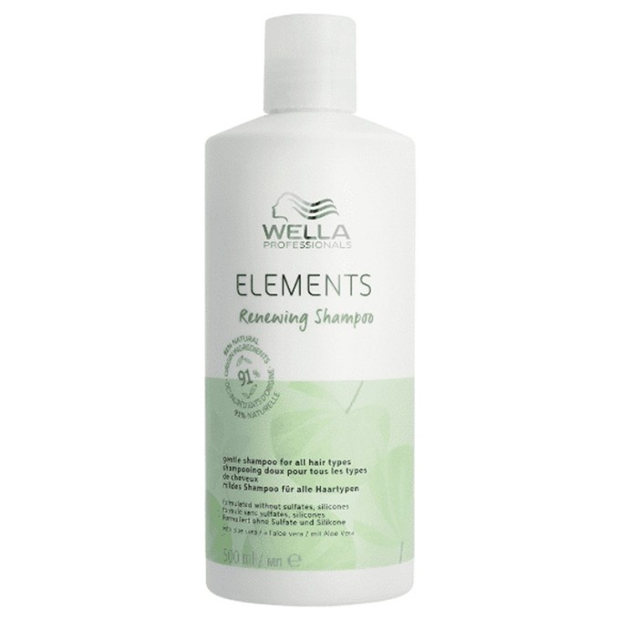 Wella Professional Elements Renewing Shampoo - švelnus, natūralus šampūnas, atstatantis plaukų