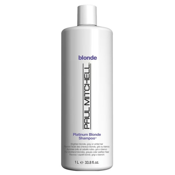 Paul Mitchell Blonde Platinum Blonde Shampoo - violetinis šampūnas, sukurtas šviesiems, žiliems ir