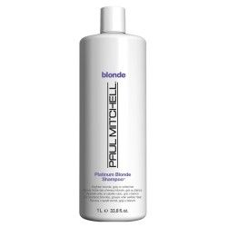 Paul Mitchell Blonde Platinum Blonde Shampoo - violetinis šampūnas, sukurtas šviesiems, žiliems ir