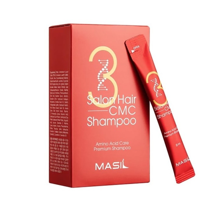 Masil 3 Salon Hair CMC Shampoo - regeneruojamasis plaukų šampūnas, 20 ml
