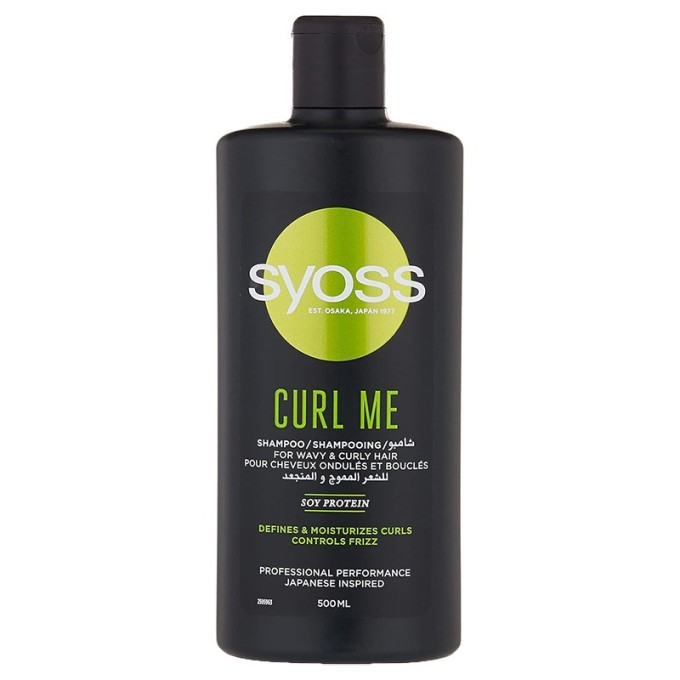 Syoss Performance Curl Me Shampoo - šampūnas garbanotiems ir banguotiems plaukams, 500 ml