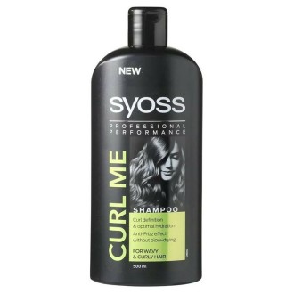 Syoss Performance Curl Me Shampoo - šampūnas garbanotiems ir banguotiems plaukams, 500 ml 2