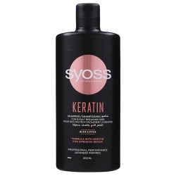 Syoss Keratin Shampoo for faint and easily crushing hair - šampūnas silpniems, ploniems ir