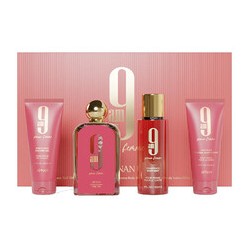 Afnan 9AM Pour Femme Gift Set EDP 100 ml, shower gel 100 ml, body veil 150 ml and body lotion 100 ml 100ml W