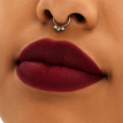MAC Locked Kiss 24hr Lipstick - lūpų dažai, 1,8 g - Poncy