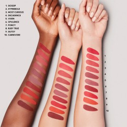 MAC Locked Kiss Ink 24HR Lipcolour - skysti lūpų dažai, 4 ml - Hyperbole