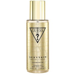 Guess Sexy Skin Metallique Champagne Fragrance Mist ( tělová mlha ) 250 ml kvepalai moterims
