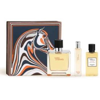 Hermes Terre D´Hermes Pure Perfume dovanų rinkinys - Parfum 75 ml, dušo želė 40 ml ir mini Pure