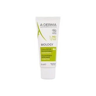 A-Derma Biology Dermatological Rich Cream - drėkinantis odos kremas, 40 ml