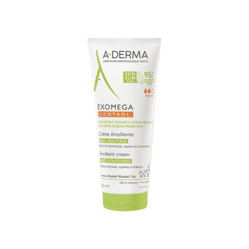 A-Derma Exomega Control Rich Emollient Cream 200 ml