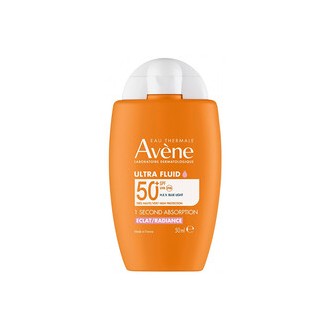 Avene Radiance Ultra Fluid SPF 50+ - skaistinantis apsauginis odos skystis, 50 ml