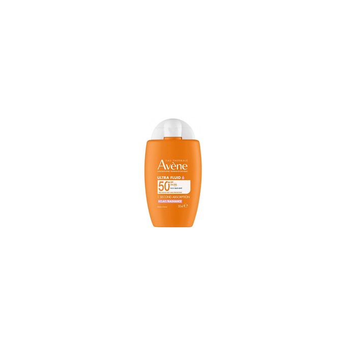 Avene Radiance Ultra Fluid SPF 50+ - skaistinantis apsauginis odos skystis, 50 ml
