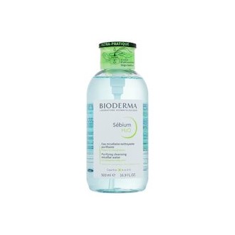 Bioderma Sébium H2O With Dispenser Misellar Water - micelinis vanduo mišriai ir riebiai odai, 500 ml