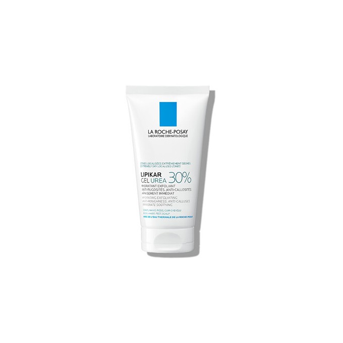 La Roche-Posay Lipikar Urea 30% Hydrating Exfoliating Gel - drėkinamasis gelis ypač sausai odai, 50