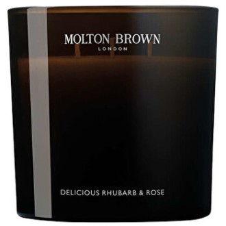 Molton Brown Delicious Rhubarb & Rose Scented Candle - Vonná svíčka 600.0g W