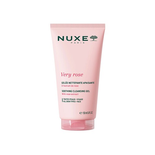 Nuxe Very Rose Soothing Cleansing Gel - raminantis valomasis gelis, 150 ml