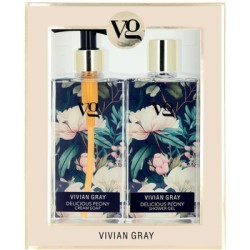 Vivian Gray Delicious Peony Set Cream Set - dovanų rinkinys