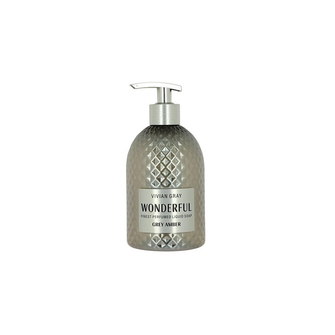 Vivian Gray Wonderful Grey Amber Liquid Soap - skystas rankų muilas, 500 ml