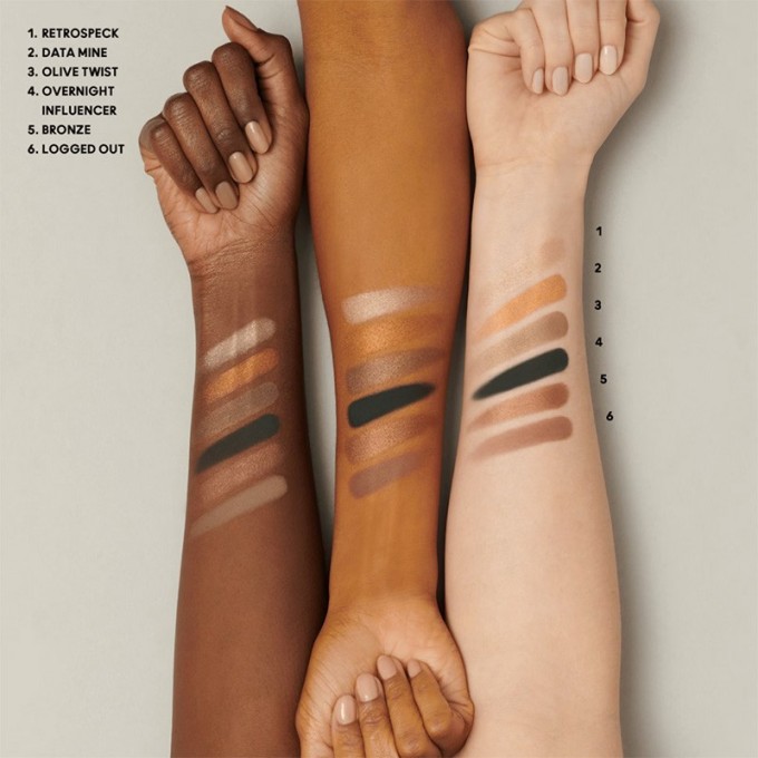 MAC Connect In Colour Eye Shadow Palette - akių šešėlių palėte, 6,25 g - Bronze Influence