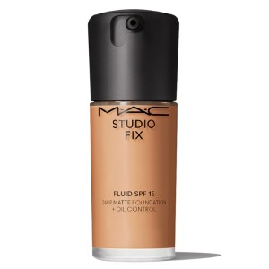 MAC Studio Fix Fluid SPF 15 - matinis makiažo pagrindas su SPF 15, 30 ml - NC44