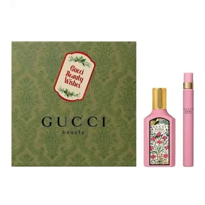 Gucci Flora Gorgeous Gardenia Gift set - kvepalų rinkinys - EDP 50 ml ir mini EDP 7.4 ml