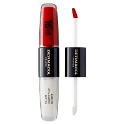 Dermacol 16H Lip Colour Extreme Long-Lasting Lipstick - ilgai išliekantys lūpų dažai ir blizgesys