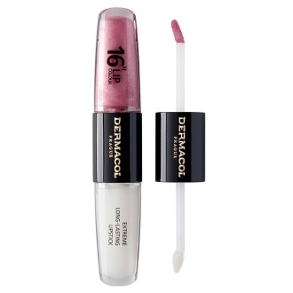 Dermacol 16H Lip Colour Extreme Long-Lasting Lipstick - ilgai išliekantys lūpų dažai ir blizgesys
