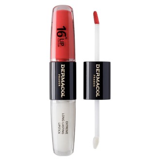 Dermacol 16H Lip Colour Extreme Long-Lasting Lipstick - ilgai išliekantys lūpų dažai ir blizgesys