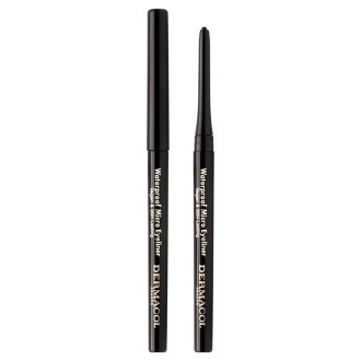 Dermacol Waterproof Micro Eyeliner - automatinis akių kontūro pieštukas, 0,3 g - 01 juoda