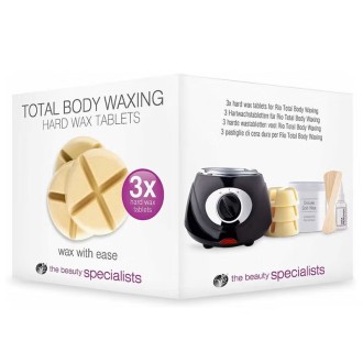 Rio-Beauty Total Body Waxing Hard Wax Tablets Set 1 pcs