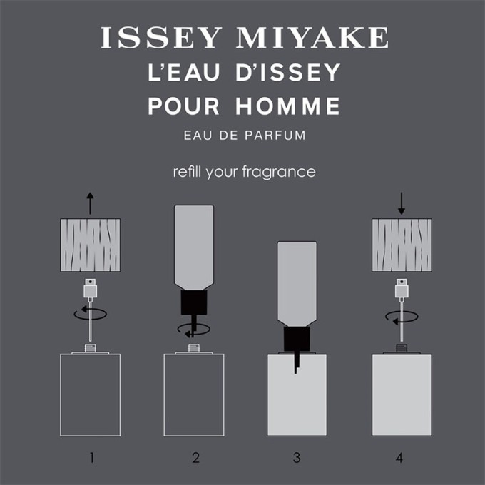 Issey Miyake L´Eau d´Issey Pour Homme EDP kvepalų vyrams papildymas, 150 ml