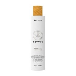 Kemon Actyva Purezza Shampoo - šampūnas normaliems, riebiems, pleiskanotiems plaukams, 1000 ml