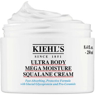 Kiehls Mega Moisture Squalane Cream - drėkinamasis kūno kremas, 250 ml