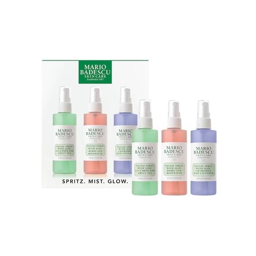 Mario Badescu Spritz. Mist. Glow. 
