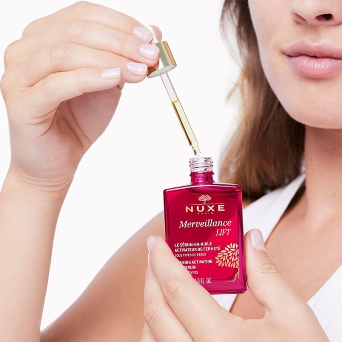 Nuxe Merveillance Lift Firming Activating Oil-Serum - stangrinamasis, senėjimą stabdantis veido