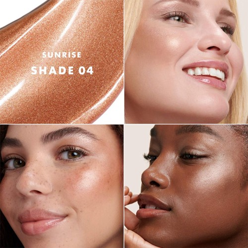 Armani Luminous Silk Acqua Highlighter - skysta švytėjimo suteikianti priemonė, 12 ml - 04