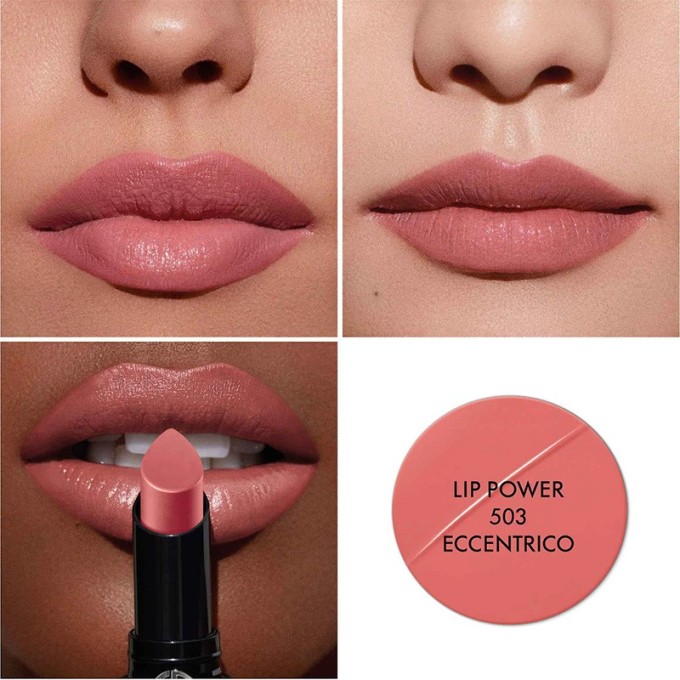 Armani Lip Power - ilgai išliekantys lūpų dažai, 3,1 g - 503 Eccentrico