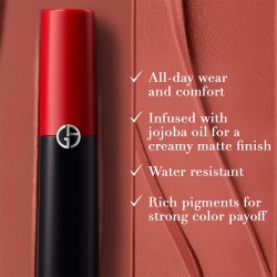 Armani Lip Power - ilgai išliekantys lūpų dažai, 3,1 g - 400 Four Hundred