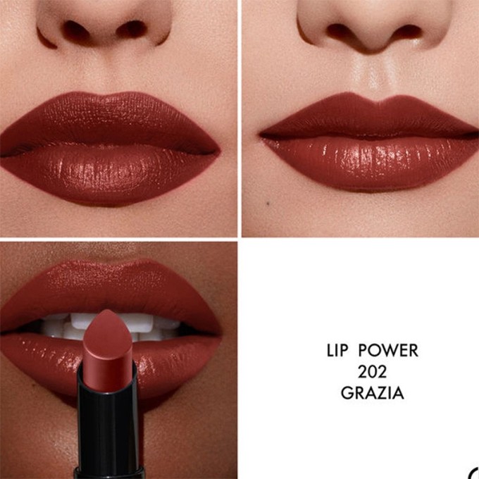 Armani Lip Power - ilgai išliekantys lūpų dažai, 3,1 g - 202