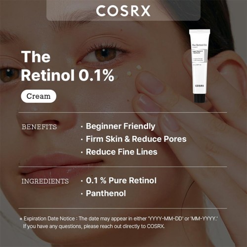 COSRX Retinol Cream 0.1 - Skin cream with retinol 20 ml
