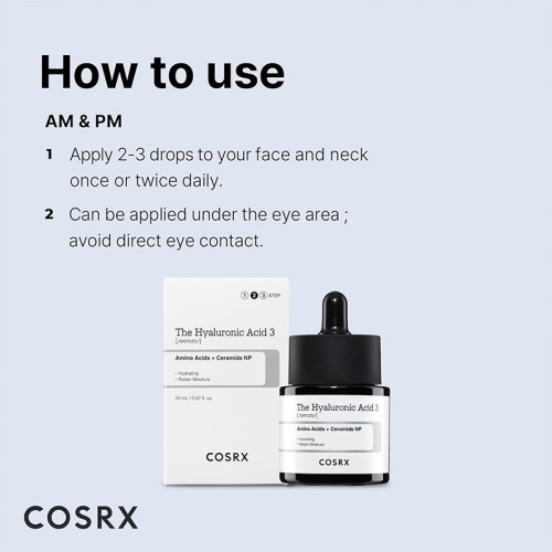 COSRX The Hyaluronic Acid 3 Serum 20 ml