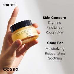 COSRX Propolis Light Cream - drėkinamasis odos kremas su propoliu, 65 ml