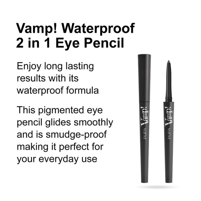 Pupa Vamp! Eye Pencil - akių pieštukas, 0,35 g - 101 Rockstar Grey