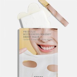 COSRX Full Fit Propolis Nourishing Magnet Sheet Mask - maitinamoji magnetinė lakštinė veido kaukė