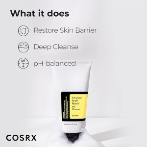 COSRX Advanced Snail Mucin Gel Cleanser - valomasis odos gelis, 150 ml 2