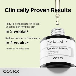 COSRX Retinol Oil 0.5 - senėjimą stabdantis serumas su retinoliu, 20 ml